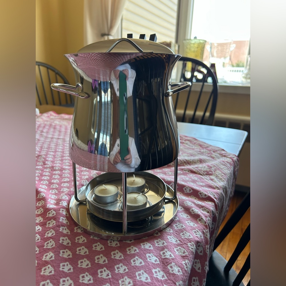 Bodum stainless fondue set- NEW without box